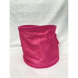 Thirty-One Pink Storage Bin 6 Inch Diameter Modern Organizer Durable‎
